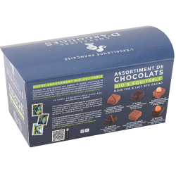 BALLOTIN ASSORTIMENT DE CHOCOLATS NOIR - LAIT BIO/ÉQUITABLE