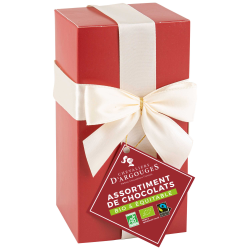 BALLOTIN CADEAU - 18 CHOCOLATS BIO
