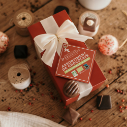 BALLOTIN CADEAU - 18 CHOCOLATS BIO